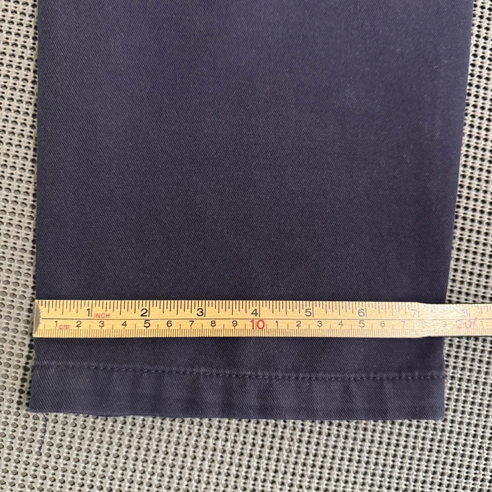 H&M Essentials No. 9 Mens Regular Fit Chino Pants Navy Blue Size 32 - Picture 6 of 8